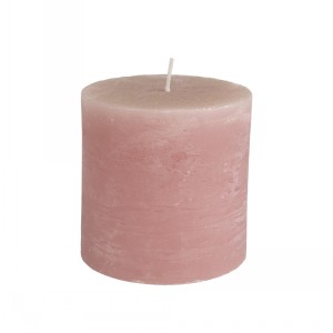 Candle Pillar Dusky Pink